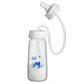 Baby Feeding Bottle with Straw & Breast-Like Nipple