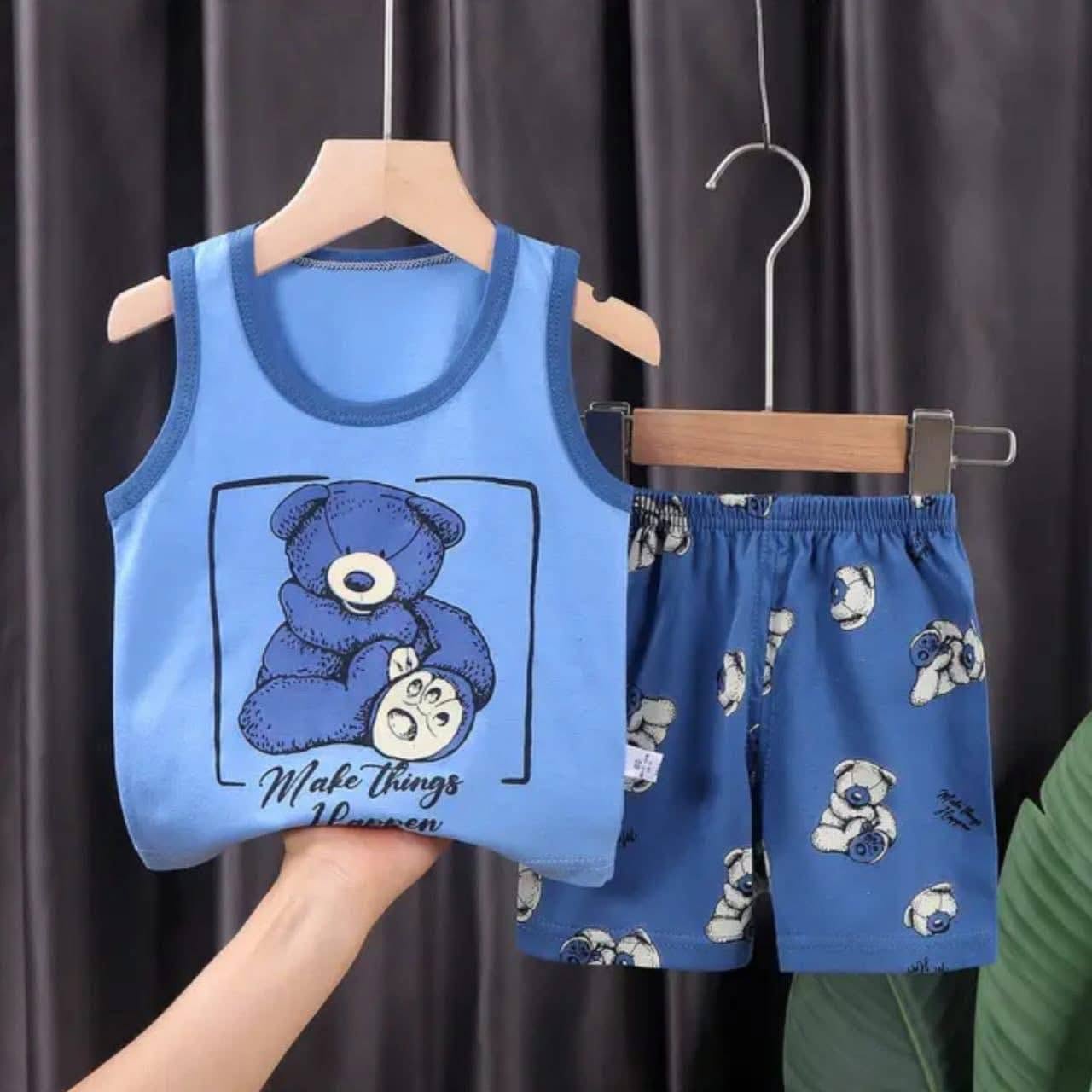 Kids Summar Tank Top & Shorts Set - Imported from china