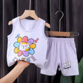 Kids Summar Tank Top & Shorts Set - Imported from china